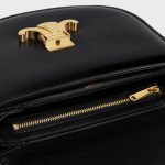 CHAIN BESACE CLEA IN SHINY CALFSKIN BLACK - Image 4